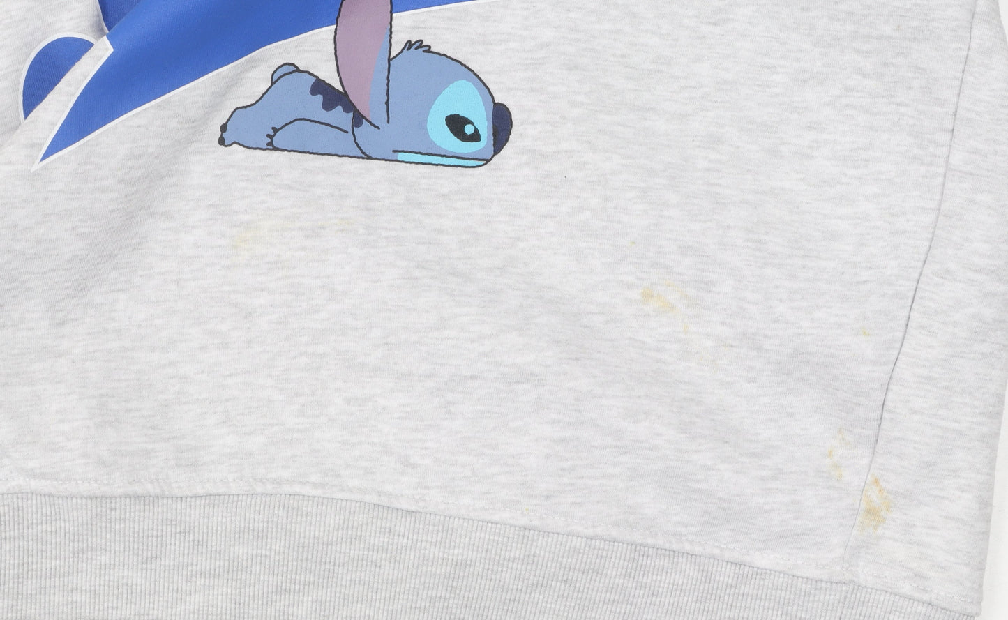 Disney Women’s Grey Stitch Sweatshirt Size S