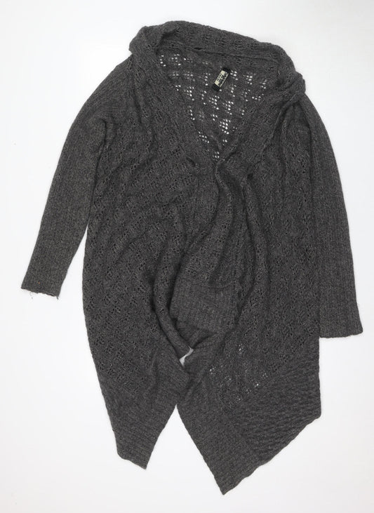 AllSaints Women's Grey Cardigan, Size 12, Regular Fit