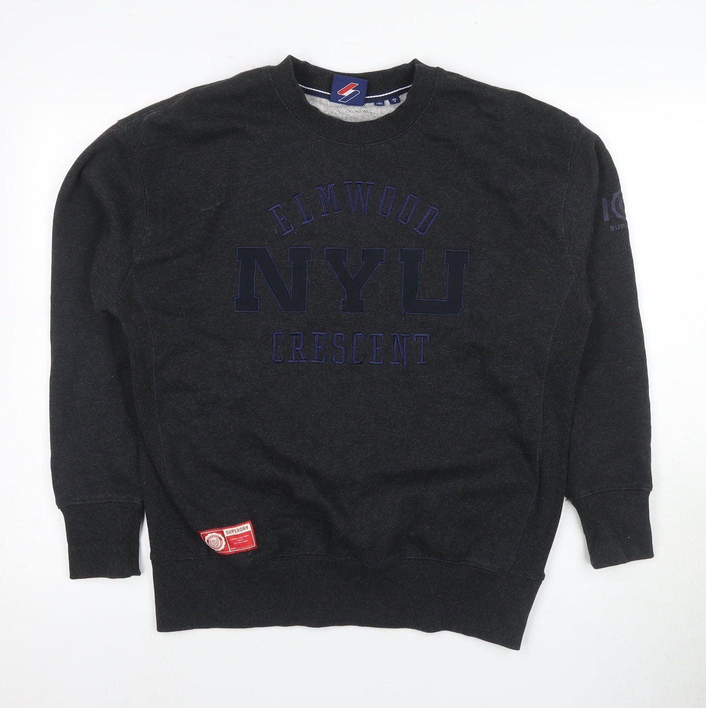 Superdry Men's Black XS Graphic Pullover Sweatshirt