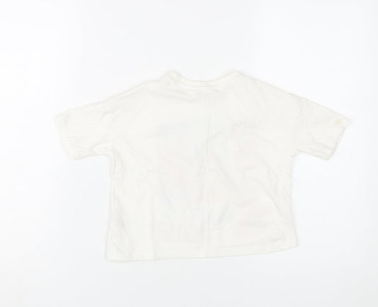 PAW Patrol Girls White T-Shirt 2-3 Years Graphic Print