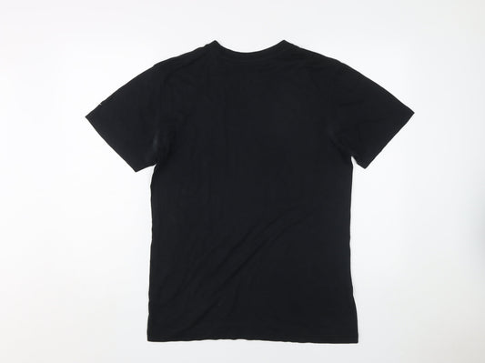 Nike Unisex Black Slim Fit T-Shirt Medium