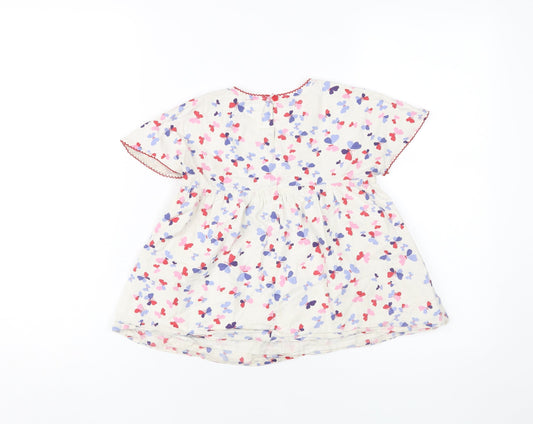 Monsoon Girls Multicoloured Floral Tunic Blouse 6-7 Years