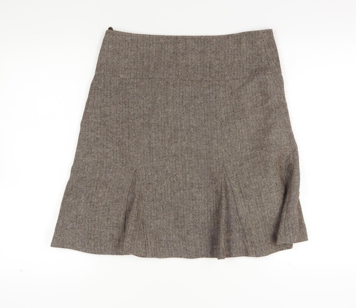 Dickies Women's Brown A-Line Knee Length Skirt M