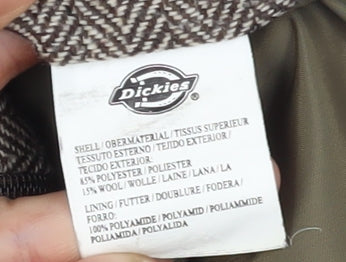 Dickies Women's Brown A-Line Knee Length Skirt M