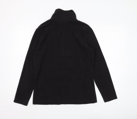 Gelert Women's Black Fleece Pullover Sweatshirt Size 10