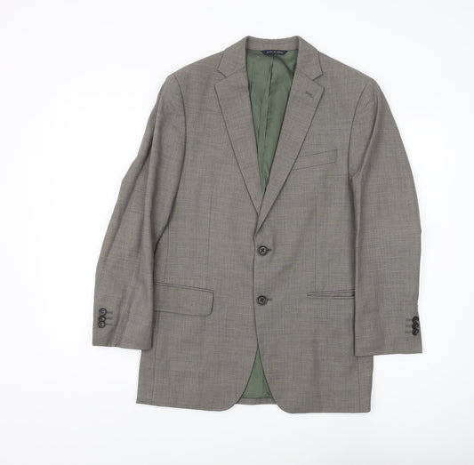 Banana Republic Men's Grey Blazer, Size 38 Short, Tailored Fit