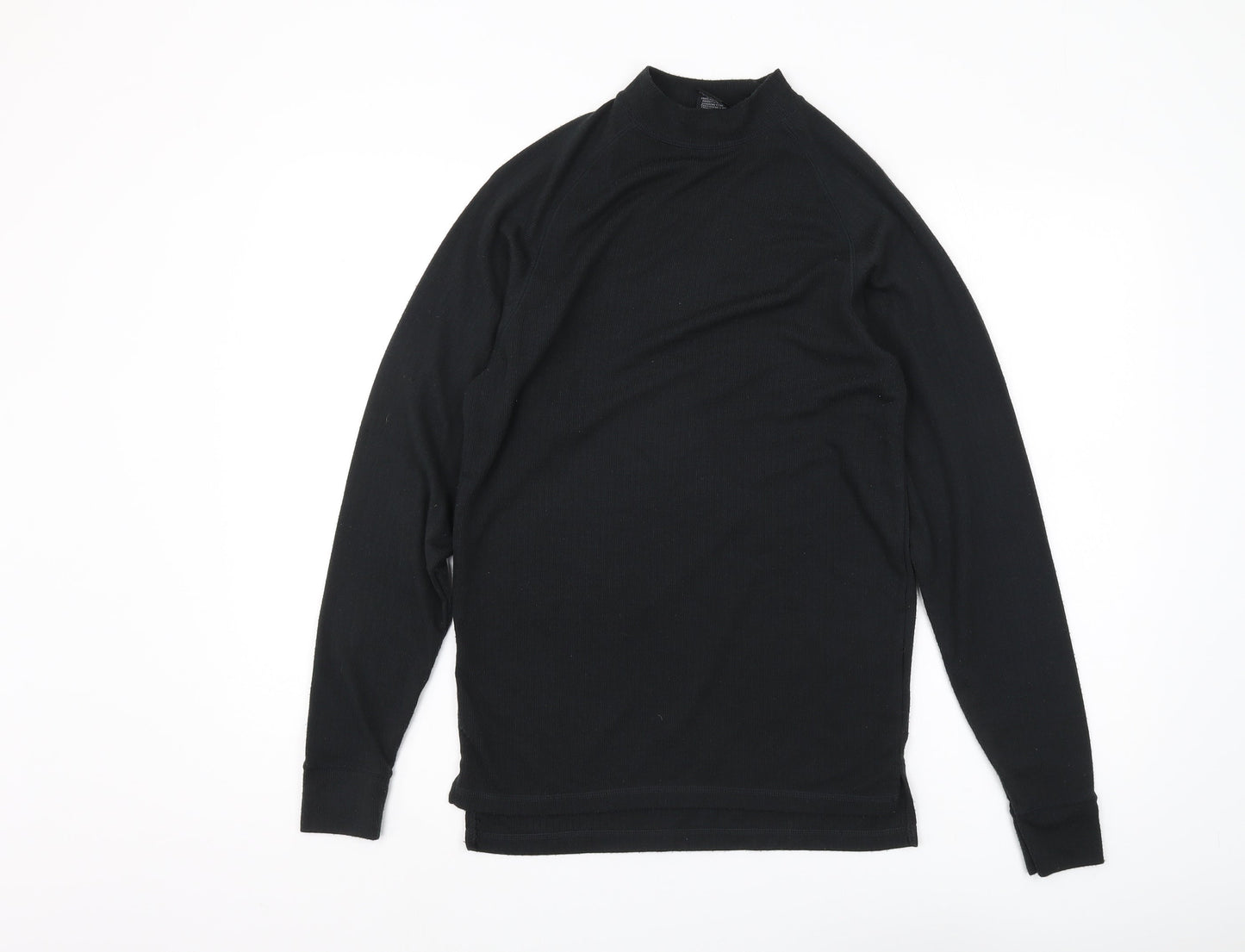 Trespass Men's Black Mock Neck Pullover, Size S