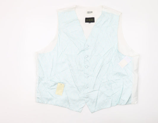 Magee Men's Blue Waistcoat, 56R, New with Tags