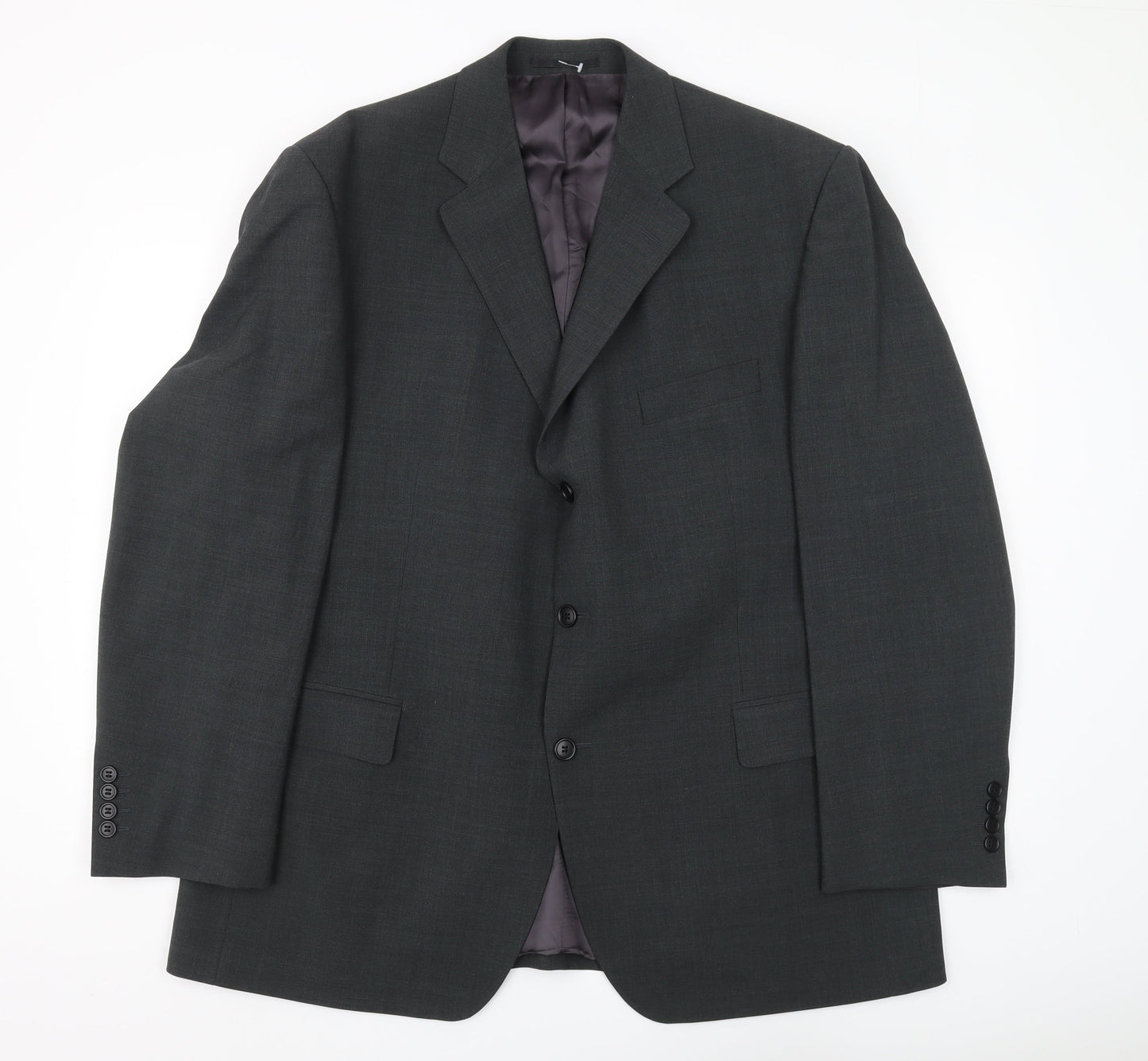 Magee Men's Black Blazer, Size 46, Classic Fit