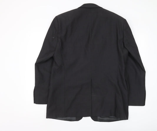Jeff Banks Men's Black Blazer, Size 42S, Formal Wear