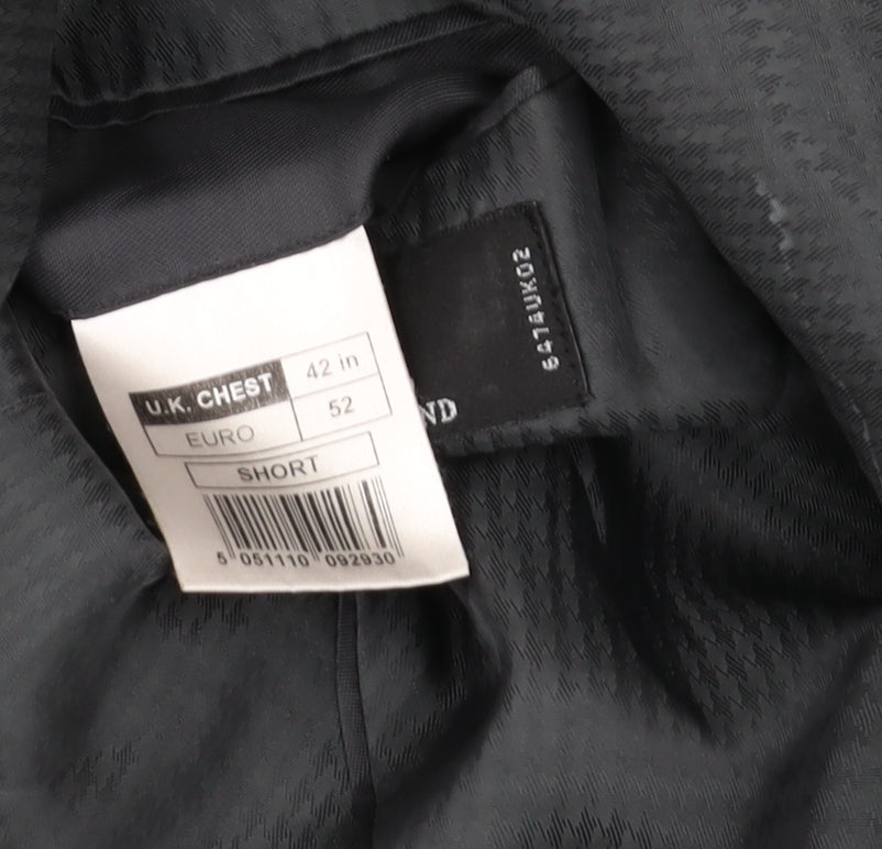 Jeff Banks Men's Black Blazer, Size 42S, Formal Wear