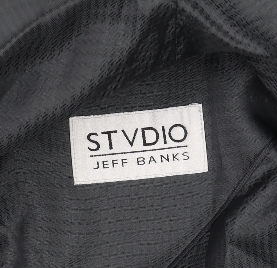 Jeff Banks Men's Black Blazer, Size 42S, Formal Wear