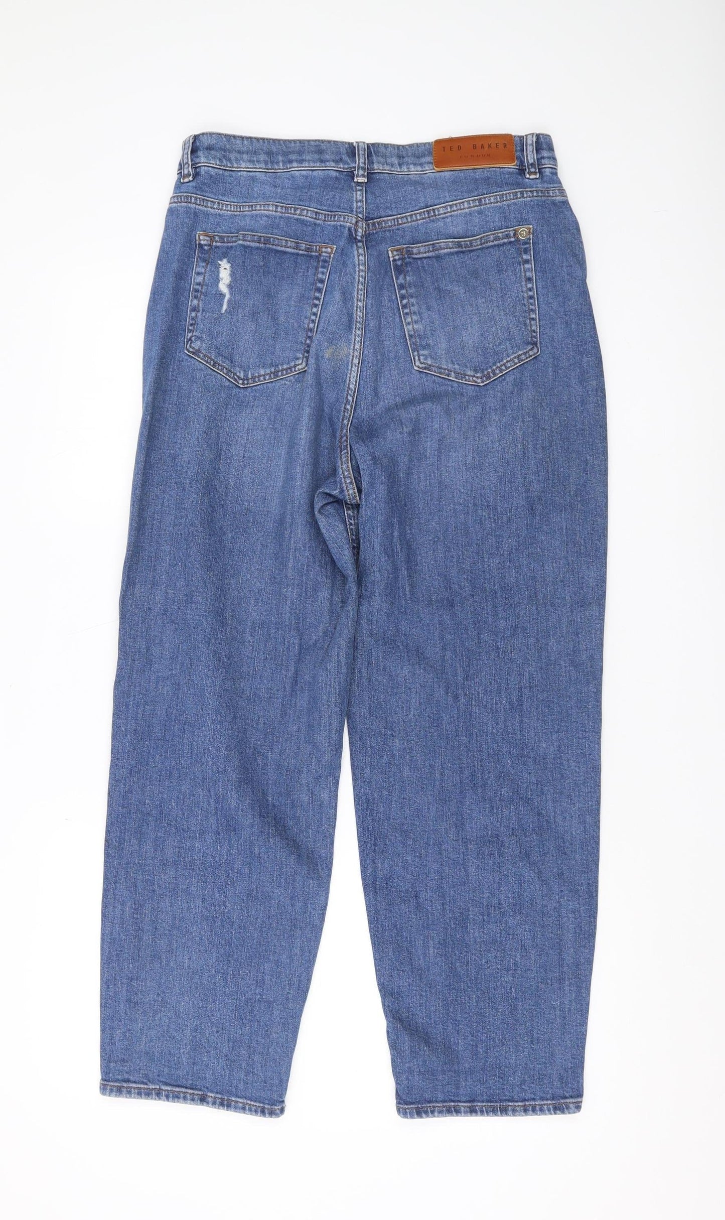 Ted Baker Women's Blue Straight Jeans Size 10