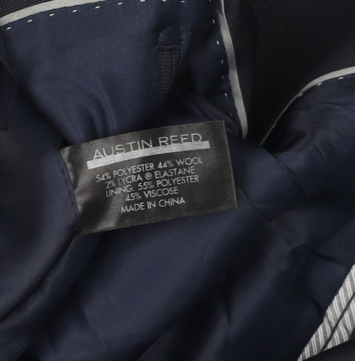 Austin Reed Men's Blue Suit Jacket 44R Regular Fit