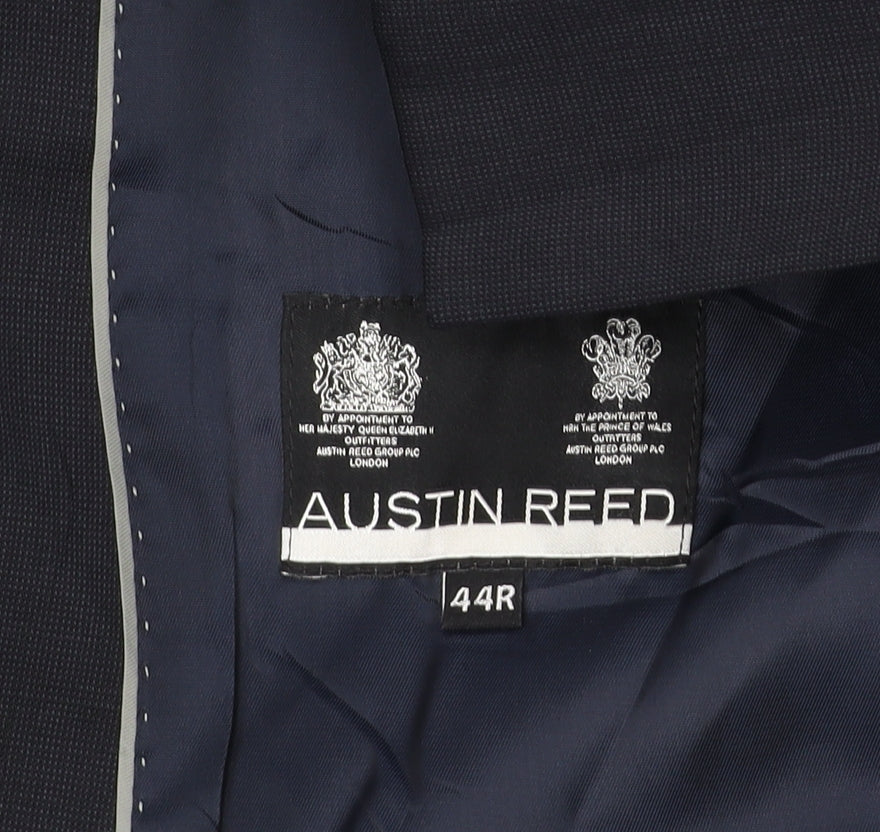 Austin Reed Men's Blue Suit Jacket 44R Regular Fit