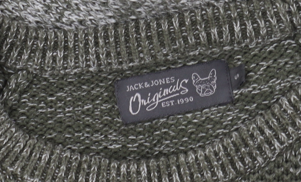 Jack & Jones Men's Green S Pullover Jumper