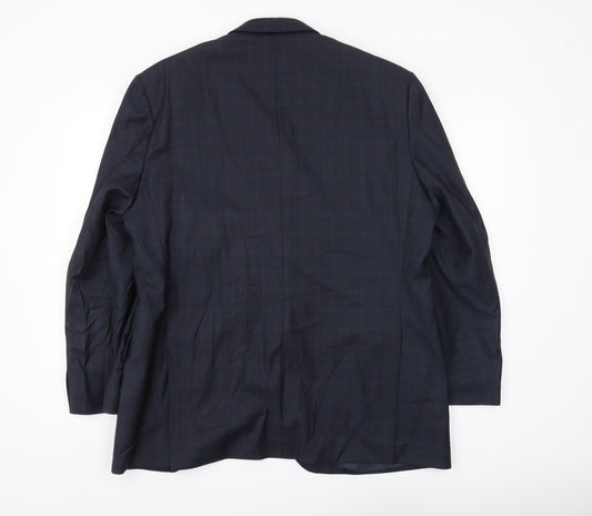 Magee Men's Blue Blazer, Size 38S, Single-Breasted