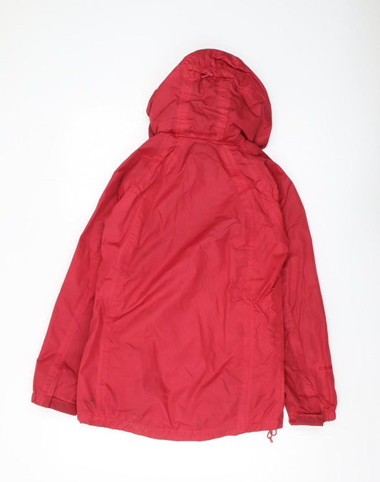 Peter Storm Women's Red Waterproof Rain Coat, Size 8