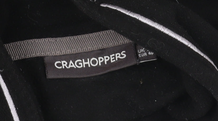 Craghoppers Black Henley Sweatshirt Unisex Size 12