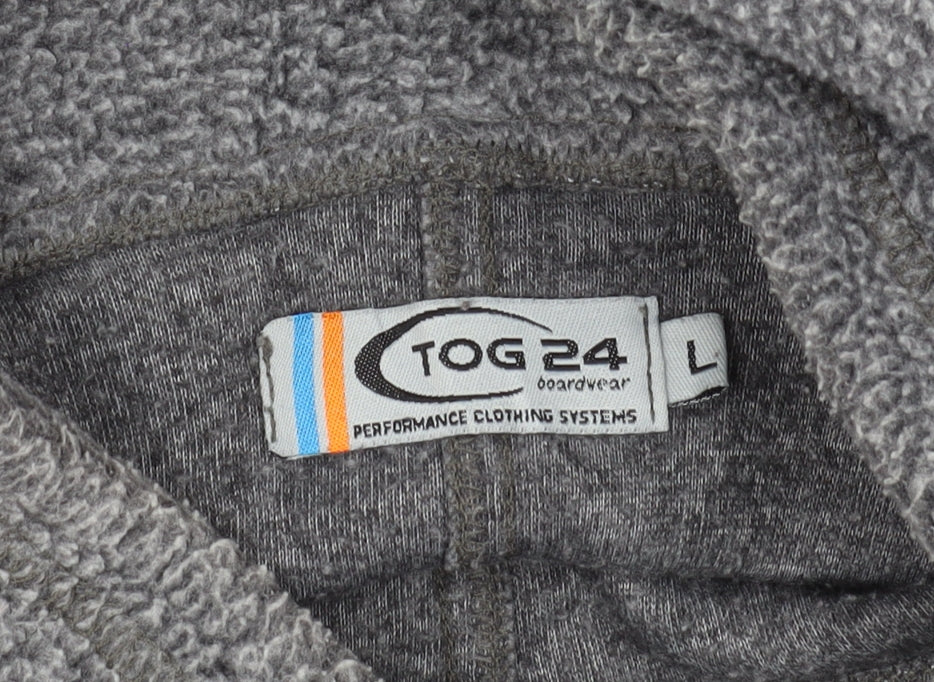 TOG 24 Men's Grey Fleece Sweatshirt Size L