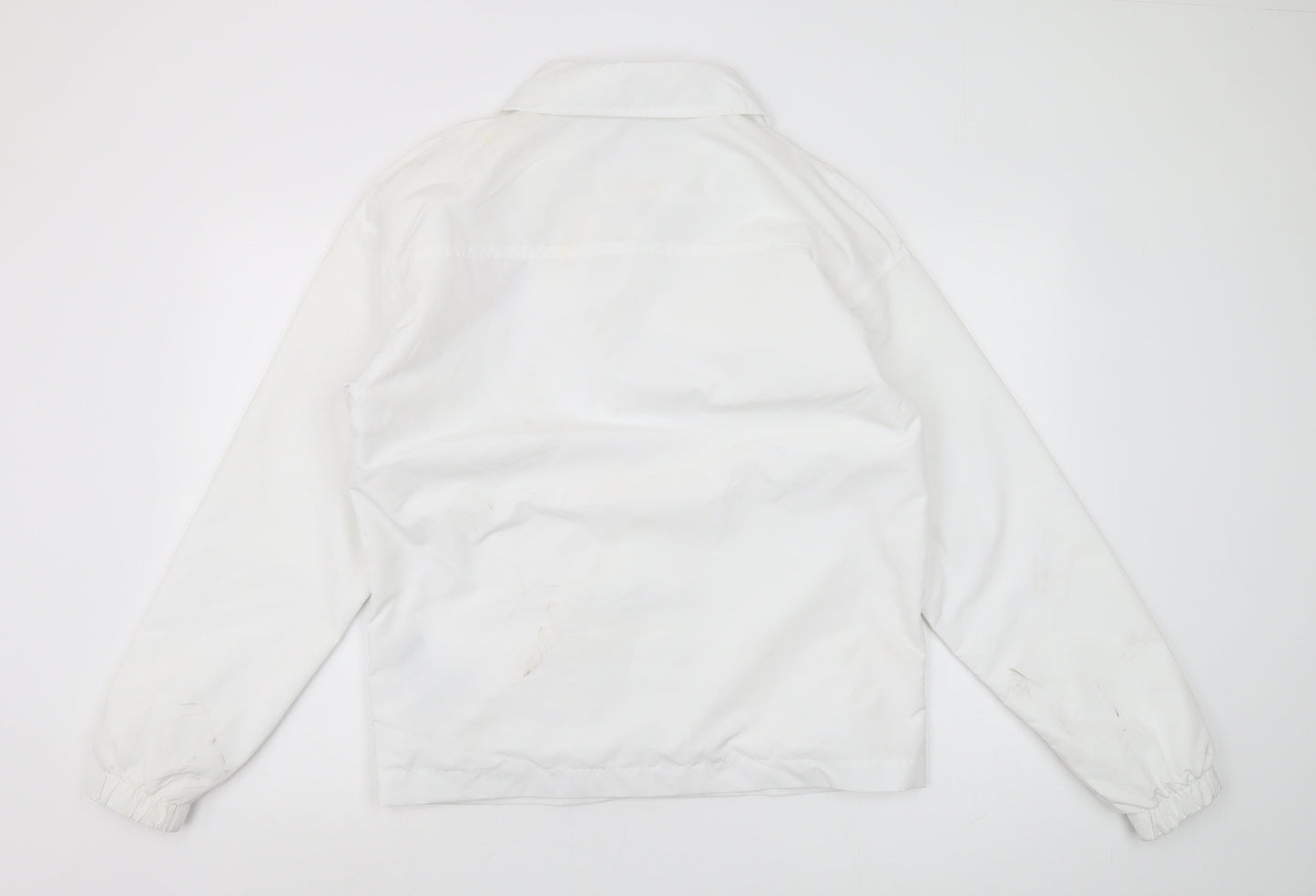 Jack & Jones Men's White M Windbreaker Jacket