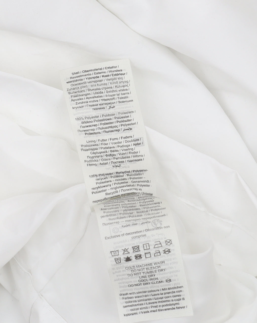 Jack & Jones Men's White M Windbreaker Jacket