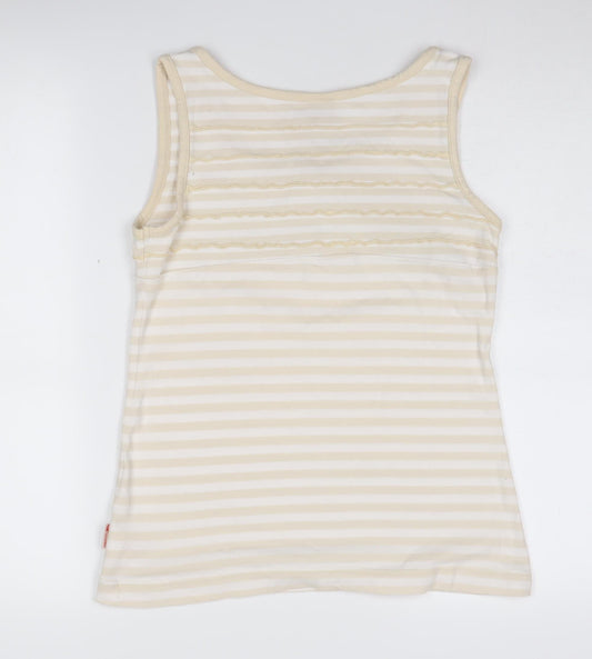 Trespass Women's Beige Striped Tank - Size M, Casual