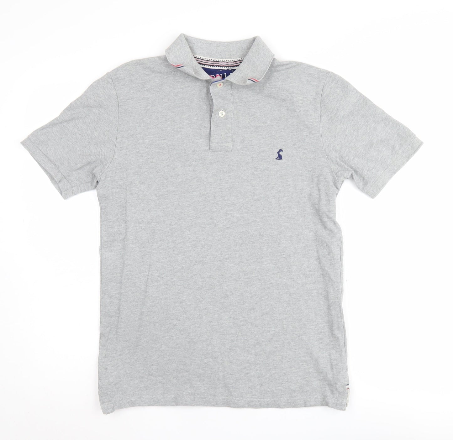 Joules Grey Women's Polo Shirt Small Classic Fit