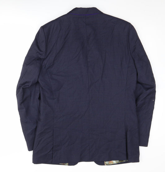 Ted Baker Men's Blue Blazer, Size 40R, Formal