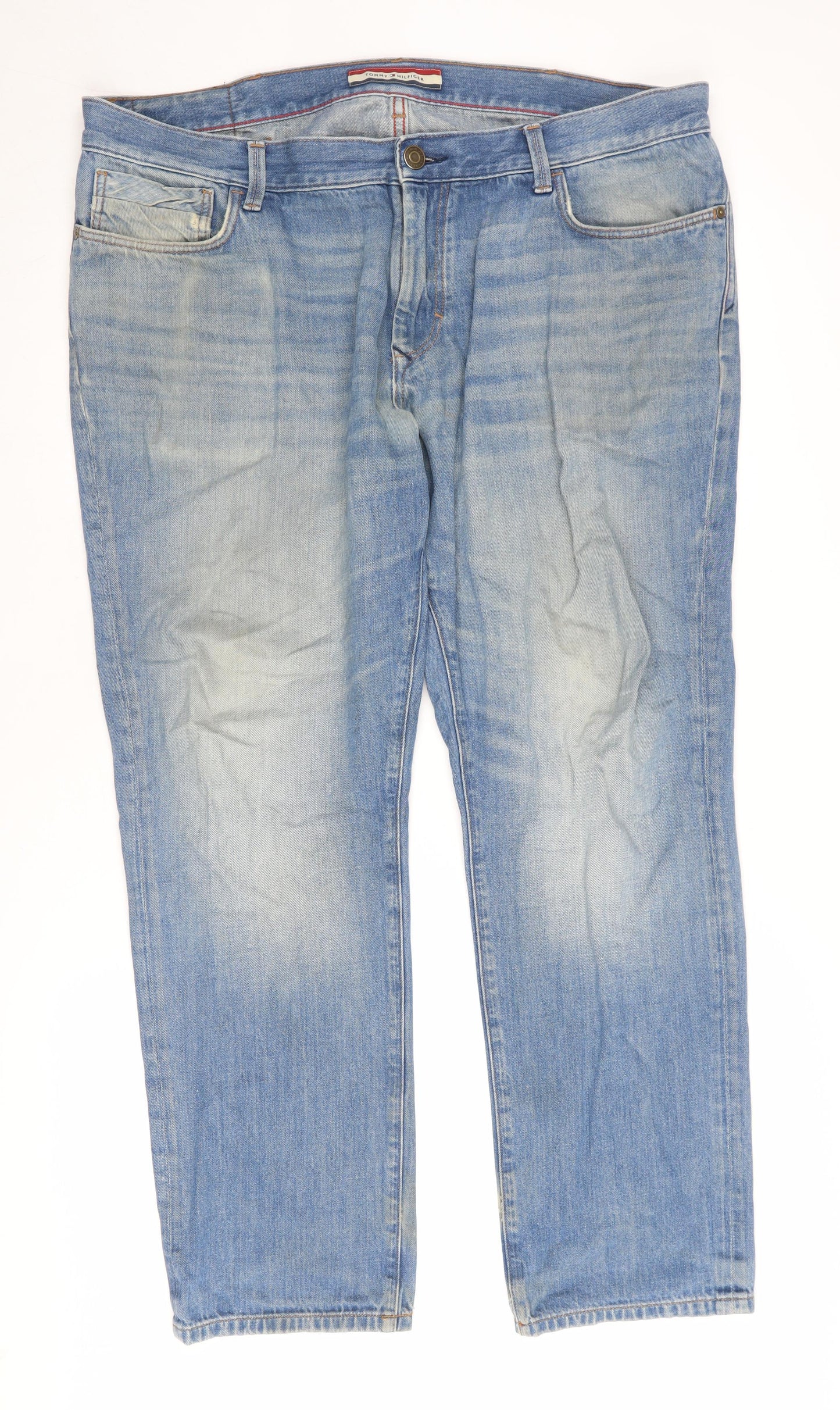 Tommy Hilfiger Men's Blue Slim Fit Straight Jeans 38