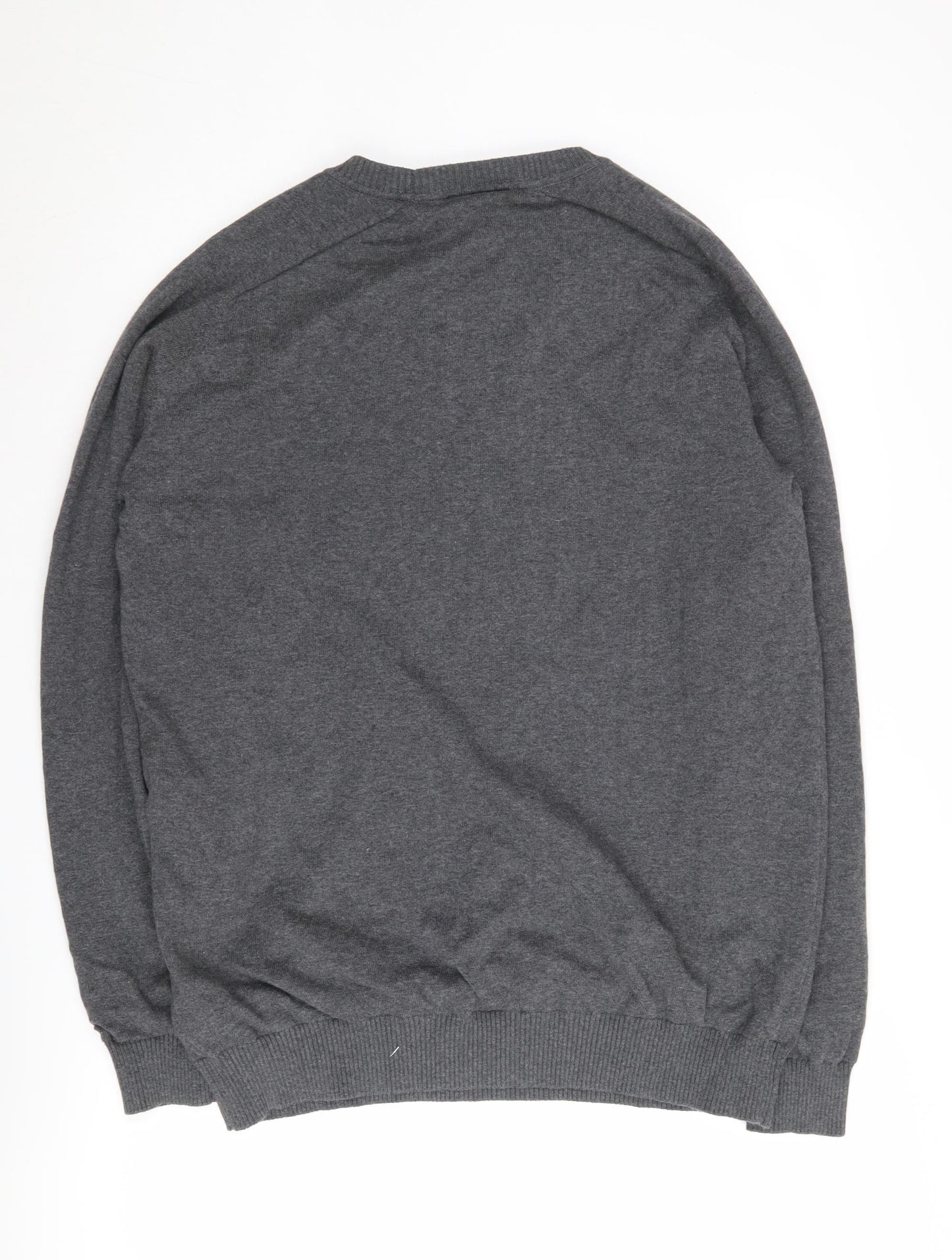 Dunlop Sport Men's Grey Cotton Pullover Jumper - L