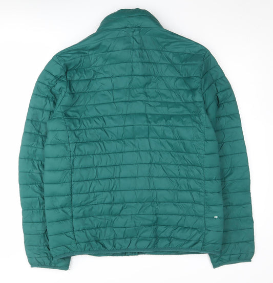 Crew Clothing Men's Green Puffer Jacket Size M