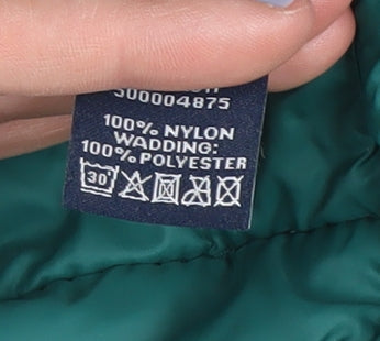 Crew Clothing Men's Green Puffer Jacket Size M