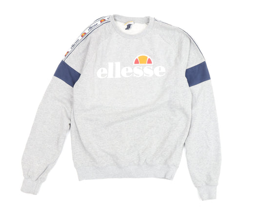Ellesse Unisex Grey Sweatshirt M Classic Pullover