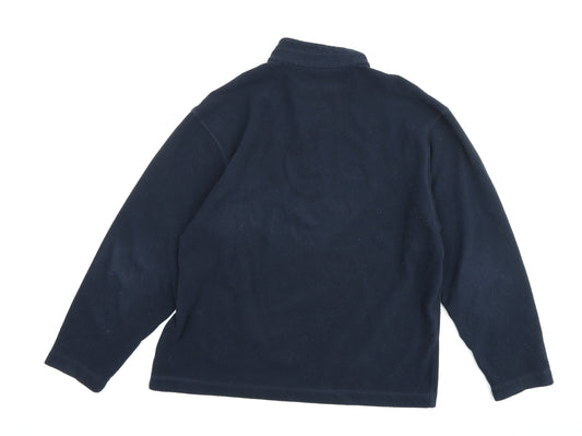 Marks and Spencer Men's Blue Pullover Sweatshirt L