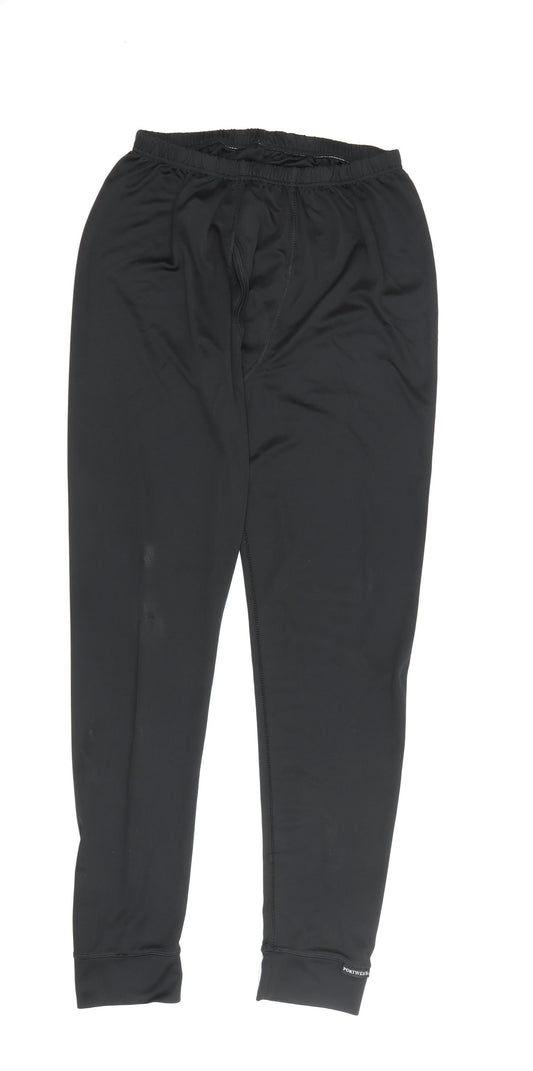 Portwest Men's Black Trousers M Regular Fit