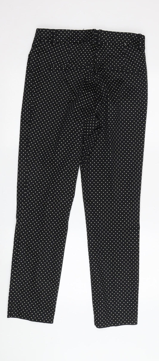 H&M Women's Black Polka Dot Jegging Size 10