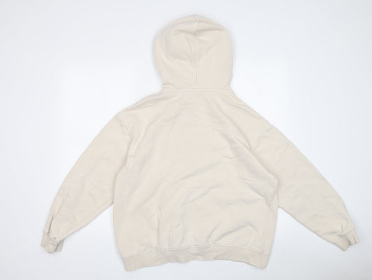 Disney Unisex Beige Pullover Hoodie S - Cartoon Casual