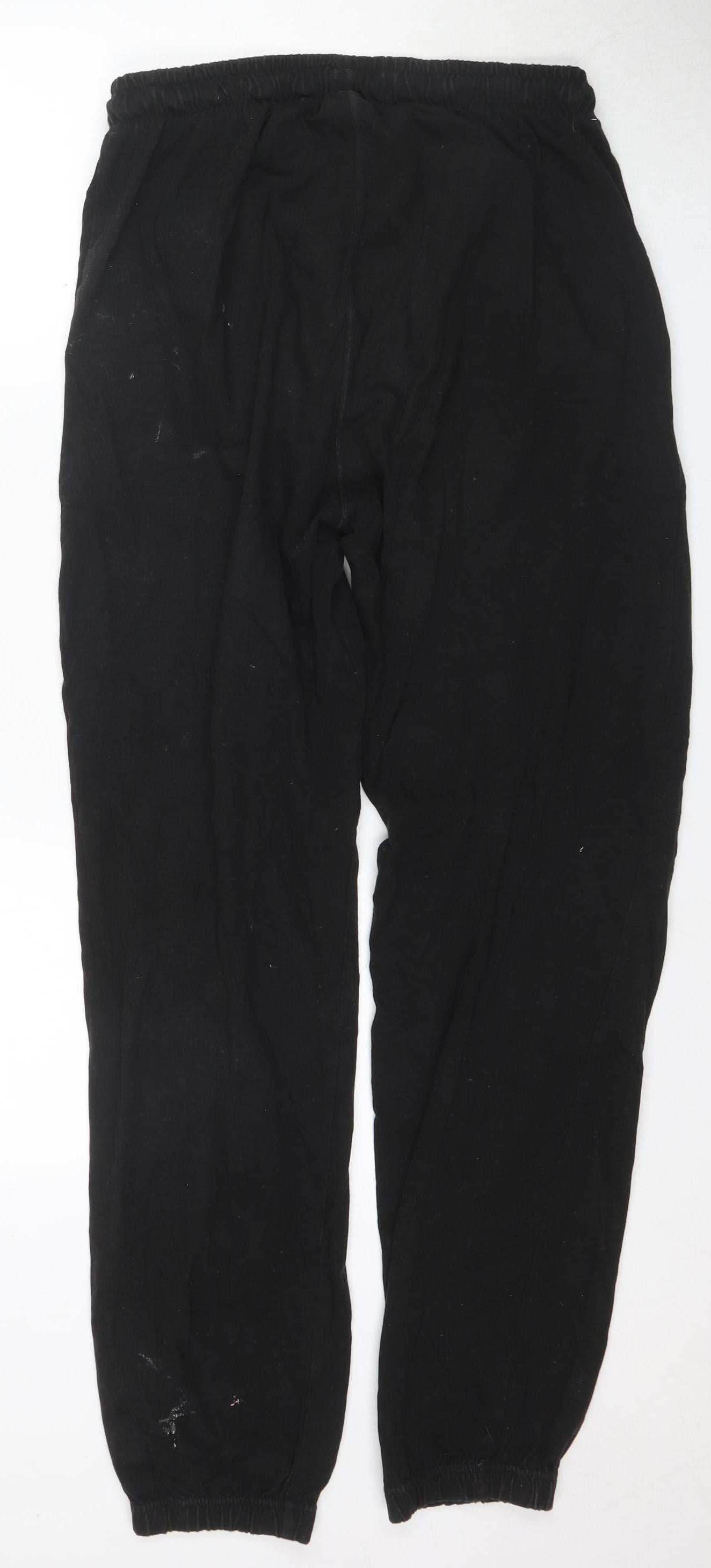 Champion Men's Black Sweatpants L Elastic Waist
