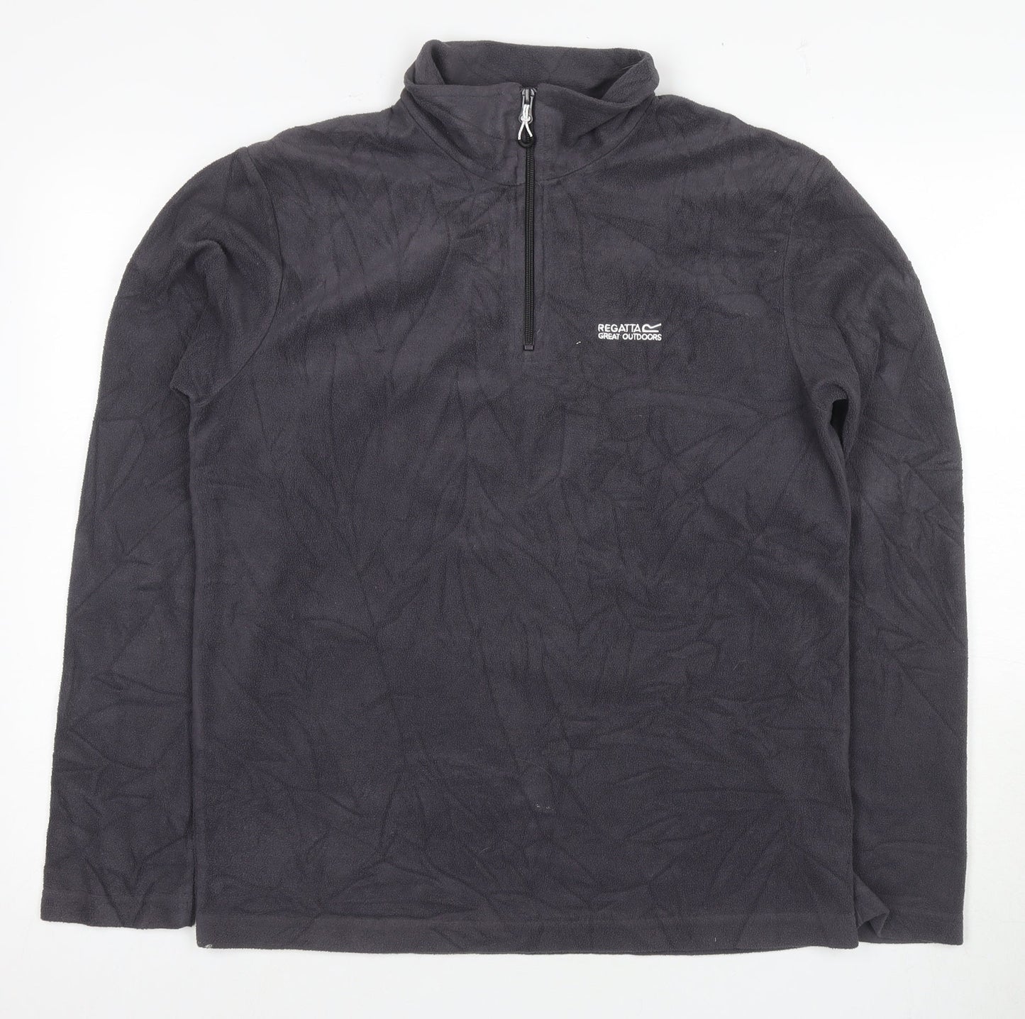 Regatta Men's Black Fleece Pullover Sweatshirt M