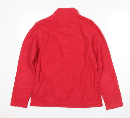 Regatta Unisex Red Fleece Pullover, Size 10