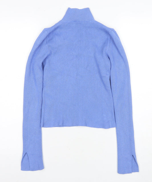 French Connection Blue Women's XS Slim Basic Blouse