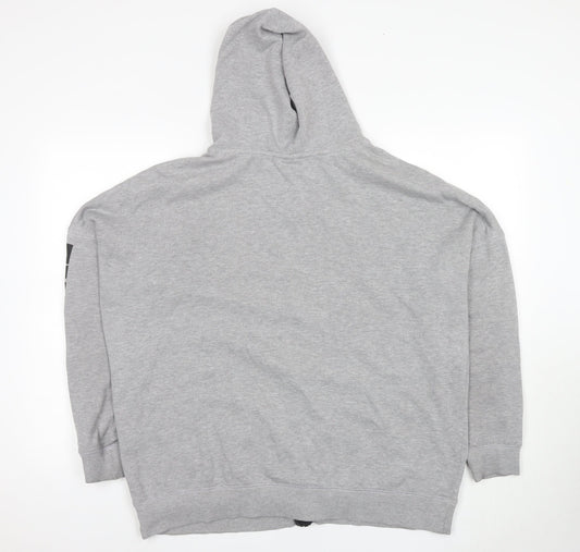 Everlast Grey Full Zip Hoodie Unisex Adults Size 14