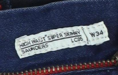 Lee Cooper Women's Blue Skinny Jeans Size 34