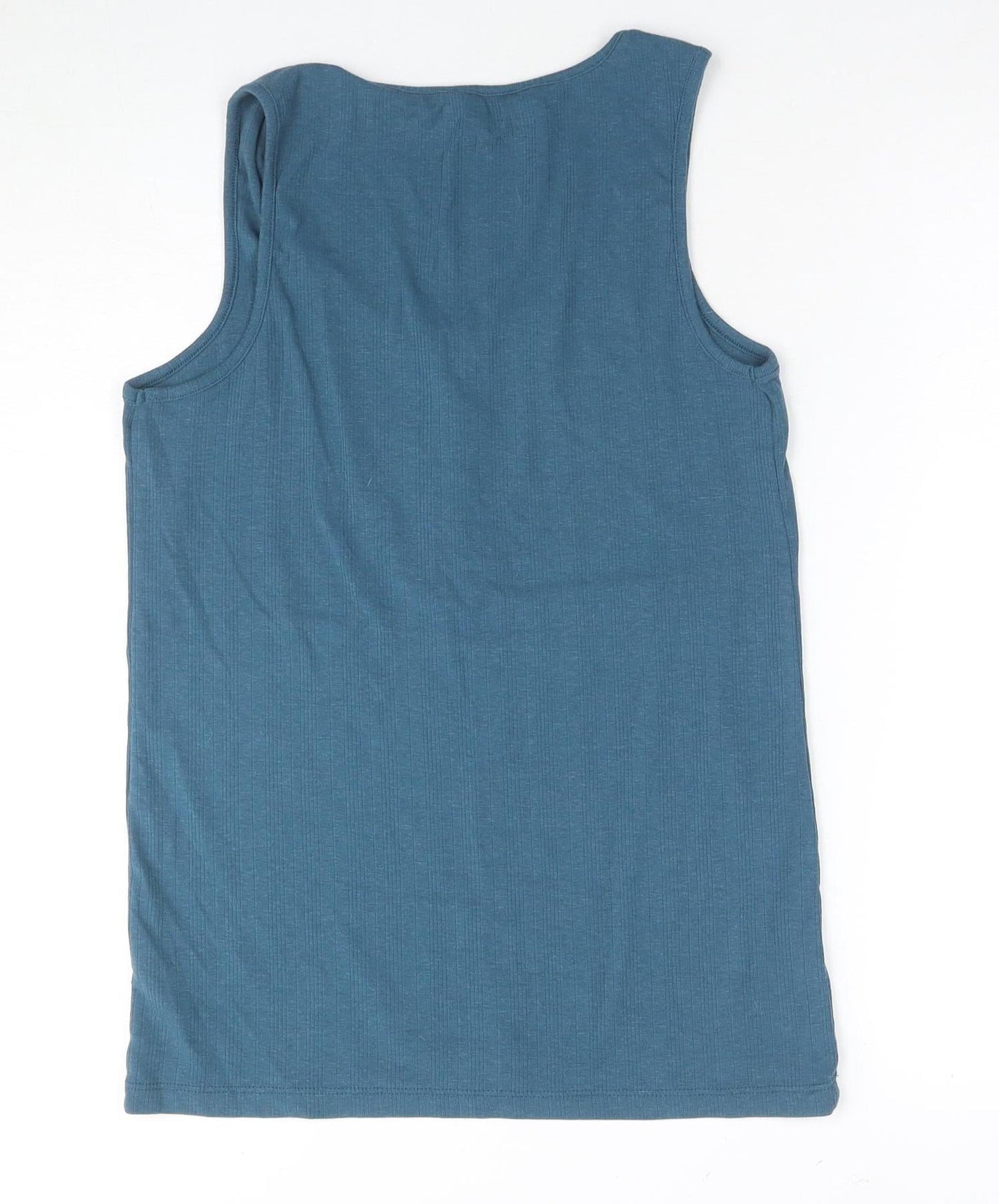Patra Women's Blue Henley Tank Top Size 12