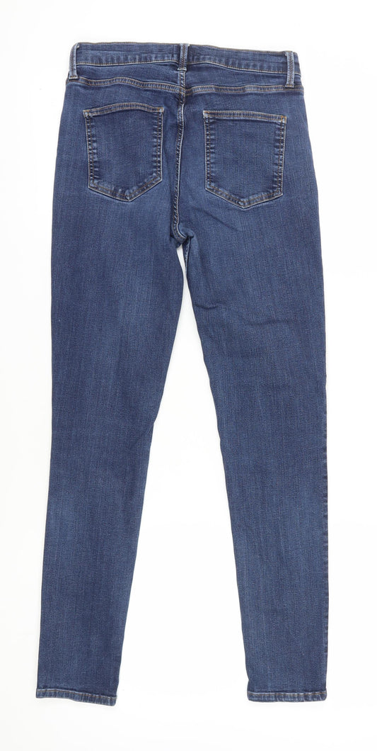 French Connection Women's Blue Skinny Jeans Size 10