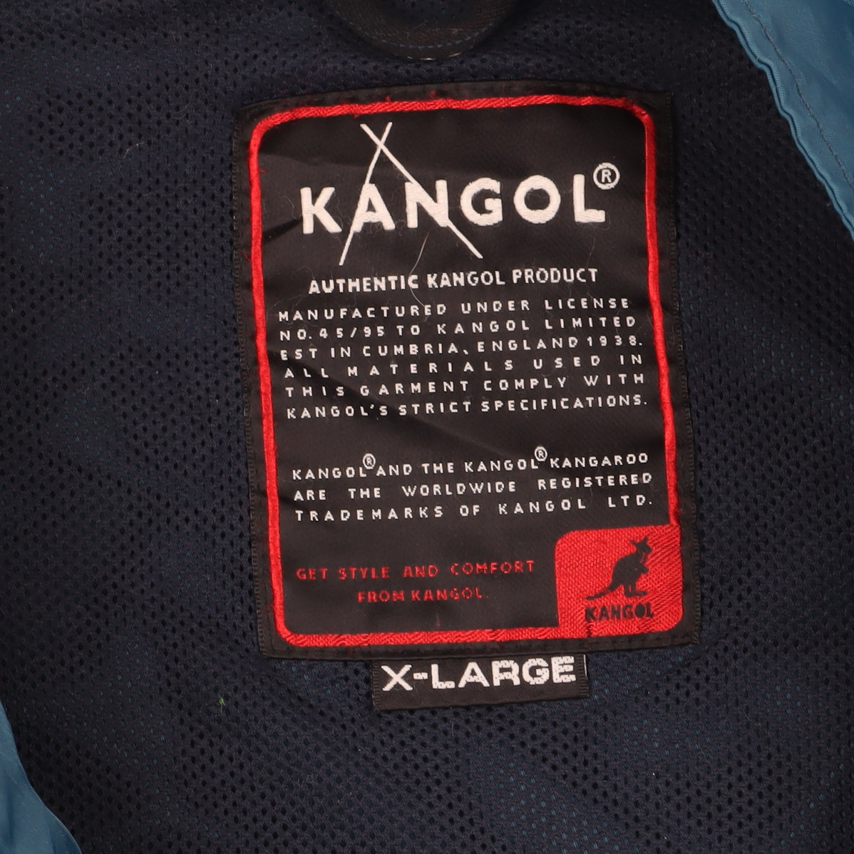 Kangol Men's Blue Varsity Jacket XL Casual