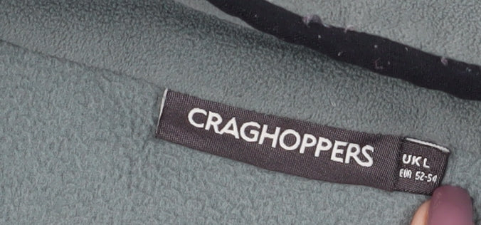 Craghoppers Men's Grey 1/4 Zip Outdoor Fleece Sweatshirt L