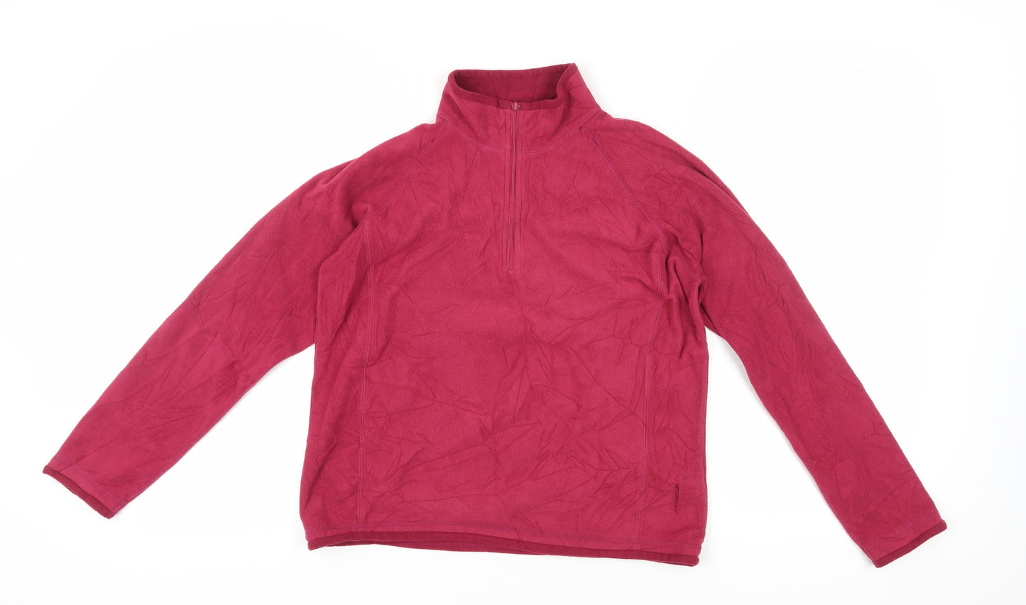 Mountain Life Women's Red Fleece Pullover Sweatshirt 10
