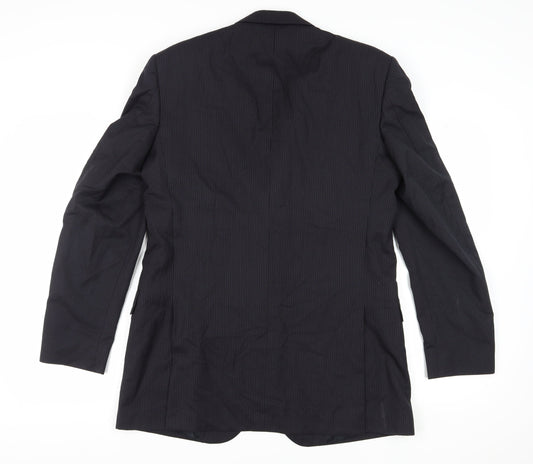 Aquascutum Men's Blazer Blue Size 42L Classic